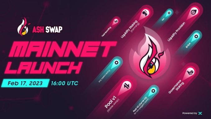 AshSwap the first stable-swap DEX Launches on MultiversX Mainnet